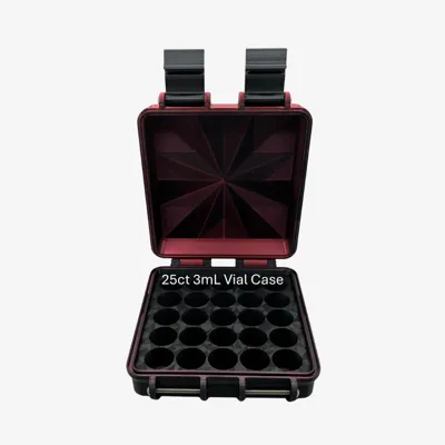 PepFab3D 25ct 3mL Peptide Vial Storage Box